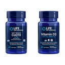 Life Extension Super Ubiquinol CoQ10 gelişmiş Mitochondrial Support & Vitamin D3 125 mcg ( IU5000), Bone Health