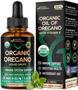 USDA Organik Oregano - Vitamin E ile Sıvı Merdivenler - ABD'de Yapılan - Immune Desteği için Tamam, Digestion Health & Antioksi - Non-GMO, Natural, Vegan - Pills, Capsules, Softgels 1 fl ozzz