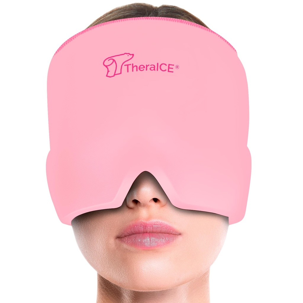 TheraICE Headache Relief Cap, Migraine Ice Pack Maske Ürünleri, Kadınlar Soğutma Gel Hat, Face Cold Compress Head, Her Stresi Için Bıldı. Anne, Sister, Grandma, Kız arkadaşı ve Öğretmen için Büyük Doğum