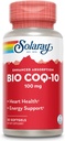 SOLARAY Bio CoQ-10 100 mg | Gelişmiş Abvitamin | Vitaminler A & E | Sağlıklı Kalp ve Hücre Enerji Desteği (30 CT)