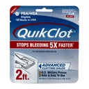 Adventure Medical Kits QuikClot Gauze - Acil Yaşam veya Afet için Esnek Hemostatik Tıp Gauze Kits & More - Durs Bleeding Fast with Kaolin - 3" x 24"