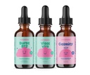 B-Complex & Vital Vits with Magnezyum Drops Sche | Doğal Kaynaklanan Çocuklar Vitaminleri ve Mineraller | Non-Alkoholic, Sugar-Free Liquid | Vegan & Vegetarian Liquid Drops Supplements Supplement