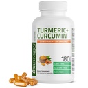 Bronson Turmeric Curcumin Ekstra Güç - Antioksi, Joint & Digestion Support with BioPerine, Non-GMO, 180 Vegetarian Capsules