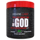I am God Pre Workout, High Stim Pre Workout Toz Loaded with Tinatine and DMAE Bitartrate Yakıted by AMPiberry, Enerji Focus Endurance Kas Büyüme,25 Srvgs, Apple