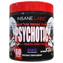 Insane Labz Psychotic, High Stimulant Pre Workout Toz, Extreme Lasting Energy, Focus and Endurance with Beta Alanine, Kretine Monohidrat, DMAE, 60 Srvgs, Grape