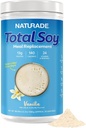 Naturade Total Soy Protein Toz - Servis başına 13g protein ve 130 Calories - Zero Trans Fat - Non-GMO Soy - Lactose & Gluten Free - Vanilla (30 hizmet)
