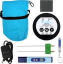 Colloidal Silver Jeneratör Kit -% 99.99 (Ag) Rods, TDS Metre Colloidal Silver Machine, Impure Water Gösterge, Water Ionizer Machine for Home, Travel Bag, AirMix