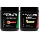 JYM Supplement Science PRE JYM 30 Hizmet - Strawberry Kiwi & - BCAA'nın, Glutamine, Kretine HCL, Beta-Alanine ve More Rainbow Sherbert Flavor, 30 Hizmet, 21.2 oz.