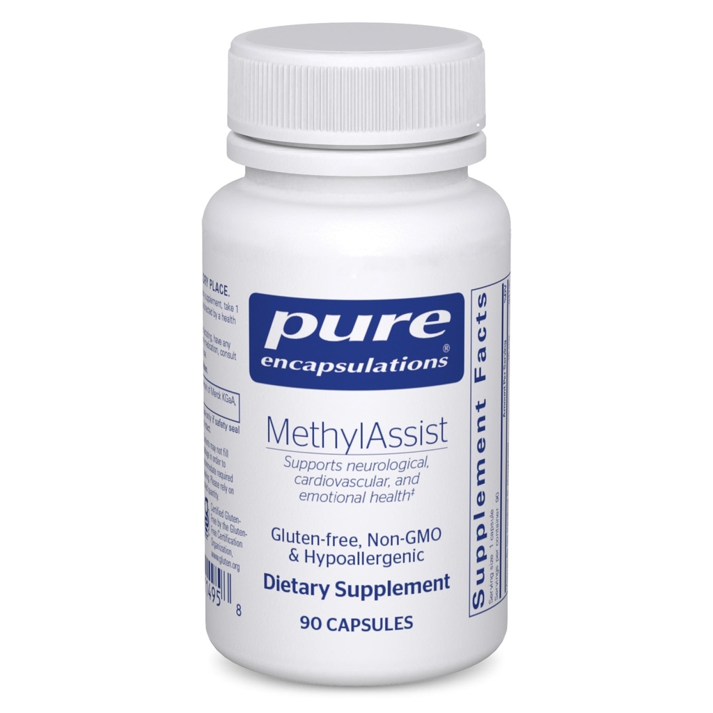 Saf Encapsulations MetilAssist 90s - B Vitamin Kompleksi - Medeniyet Desteği * - Kalp Sağlığı ve Beyin Sağlığı - Non-GMO & Gluten Ücretsiz - 90 Capsules