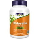 Şimdi Gıdalar Tamamlar, Chlorella 1000 mg doğal olarak klorophyll, Beta-Carotene, karışık Carotenoyaklar, C vitamini, Iron ve Protein, 120 Tabletler