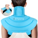 Prefytemp Ice Pack forBoy Omuz omuzları Pain Relief with Rafs, Reusable Gel Omuzlu Buz Paketi, Üst Arka Için Soğuk Kombinasyon Fiziksel Tedavi Kurtarma, Cervical Injuries (S)