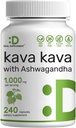 Deal Supplement Kava Kava Supplement 750 mg Per Service, 240 Capsules, 4 Ay Supply – Kavak Köklü Toz – Non-GMOMO
