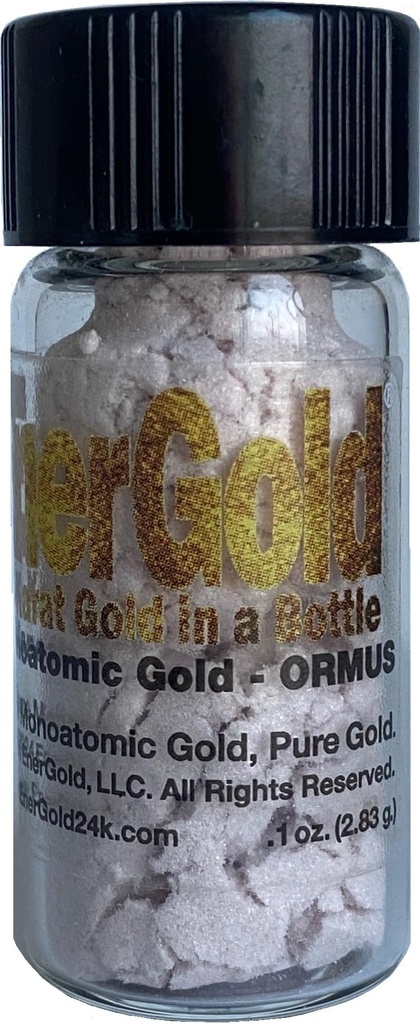 EnerGold® Monoatomic Gold/ORMUS: World's ONLY Pure-G O L D! Deflect Radiation, EMFs, & Low-Energy Frequencies; Repair DNA, Pineal Gland, & All Tissues of the Body; Energize Your Aura & Chakras,...