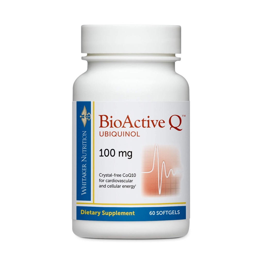 Dr. Whitaker'ın Bioaktif Q Ubiquinol 100 mg Klinik olarak Geçerli, Yüksek Biyo kullanılabilir CoQ10 (60 Day Supply)
