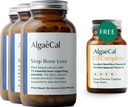 ALGAECAL Vitality Sche - Free 4-in-1 Vitamin D3 Tamam & Plant-Basedelli with 13 Bone- Supporting Minerals, Klinik Olarak Kemik Kayıplarını Durdurmayı Durdurmak, Immune & Whole Body Wellness