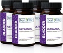 Ultranol Total Bladder Desteği - Urinary Health için Doğal Cranberry Supplement, Overactive Bladder Control, Incontinence - Leaks ve Urgency - 4 Şişe - 120 Capsules