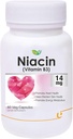 Genric VEDA Nutraceuticals 14 mg Vitamin B3 Inositol 50 mg Supplement - 60 Veg Capsules