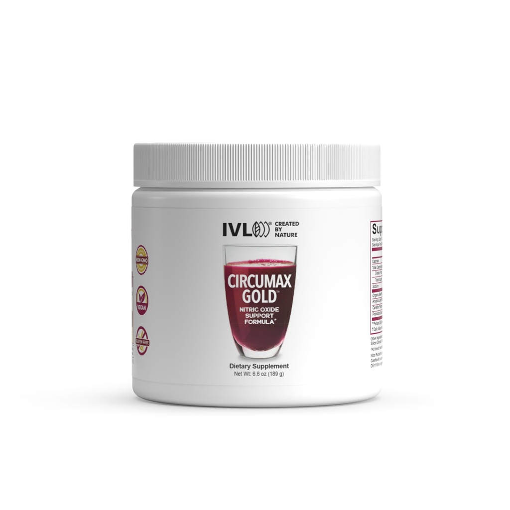 IVL - CircuMax Gold - Nitrik Oksit Supplement Toz Boost - Organik Beets - Careflow Mango Toz ve Nitro Rocket (6.70 oz - 30 Hizmet)