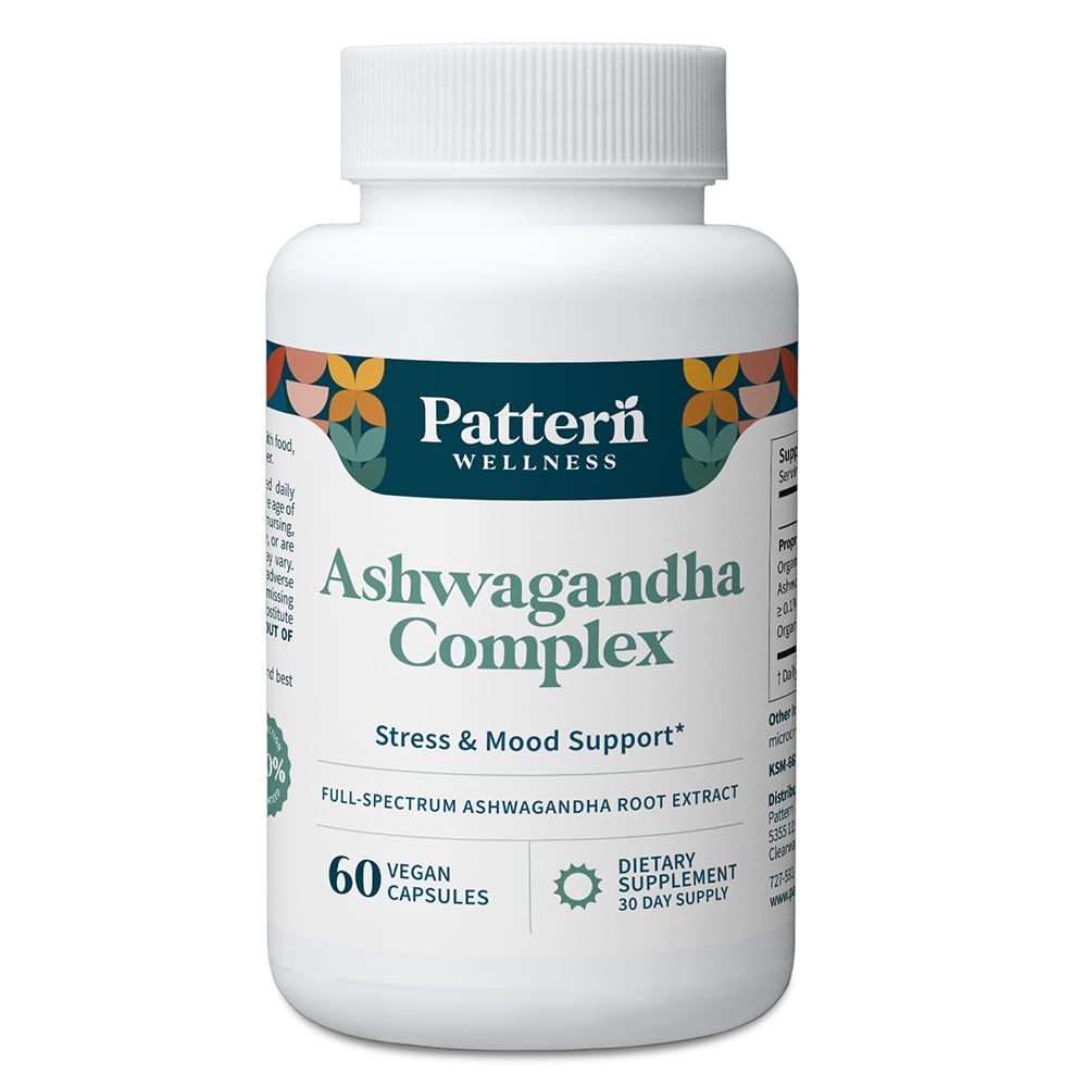 Desen Wellness Ashwagandha Complex for Men & Women - KSM-66 & Black Pepper Extract - Whole Body & Heart Health - Supports Stress & Mood - Non-GMO - 60 Vegan Capsules