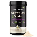 Naturade Kilo Kaybı Shake Meal Emekliliği, 18 Hizmet - 25g Plant-Based Protein, CLA, Fiber & 18 Vitaminler ve Mineraller Günlük Beslenmeyi Geliştirmek için Tasarlandı - Vanilla Crememe