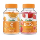 Lifeable Vitamin C 750 mg + Vitamin D3 + Vitamin K2, Gummies Sche - Great Tasting, Vitamin Supplement, Gluten Free, GMO Free, Chewable Gummy