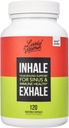 LIVELY VITAMIN CO. Inhale Exhale - Calm Allergies - Itchy Watery Eyes - Alerji Symptom Relief - Nasal Congestion - Clear Breathing - A Alerji Cevap - Coughing - Sneezing - 120 Capsules