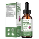 Liver Health & Lymphatic Drainage Drops -Support Liver Cleanse Detox & Repair with Artichoke Milk Thistle Silymarin Extract, Dandelion,Turmeric, Berberine to Renew w/21 Potent Herb-Nutrients-60ml