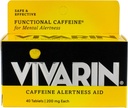 Vivarin Alertness Aid Tabletleri 40 Kont 200 mg Tablet (4 Pack)