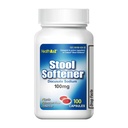 HealthA2Z® Stool Softener | Docusate sodyum 100 mg | Red Capsules | Bağlanabilir | Nazik Eklenme Yardımı (100 Konts)