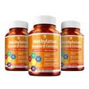 1 Body Vitamin B Kompleksi 3 Pack – Bio available B Vitaminleri 5MTHF Folate, B1, B2, B5, B6, Me B12, Niacin & Biotin – Non-GMO, Vegan, ABD'de Yapıldı