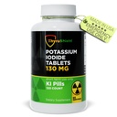 Potasyum Iodide Tabletleri 130 mg | 120ct Iodine Tabletleri Radyasyon Exposure için - Potasyum Iodine Pills - YODO Naciente - KI Pills - ABD'de Made in YourroShield