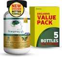 NöroVife Gold Max Brain Support Supplement | 8 Natural Extracts with DHA, Vitamins A, C, B Kompleksi | 60 Veggie Capsules | Made in USA (5)