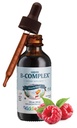 Maxi Health Kids Raspberry Vitamin B Kompleksi - Vitamin B12 ile Vitamin Tamam - B1 B2 B3 B5 B6 Biotin Folic Asit - 2 fl. Ounces