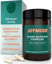JOYMODE Sleep Aid Supplement for Yetişkinler (60 ct) L Theanine, Melatonin & 125 mg Magnezyum Glycinate, 500 mg Tart Cherry EkstraURE for Sleep Support