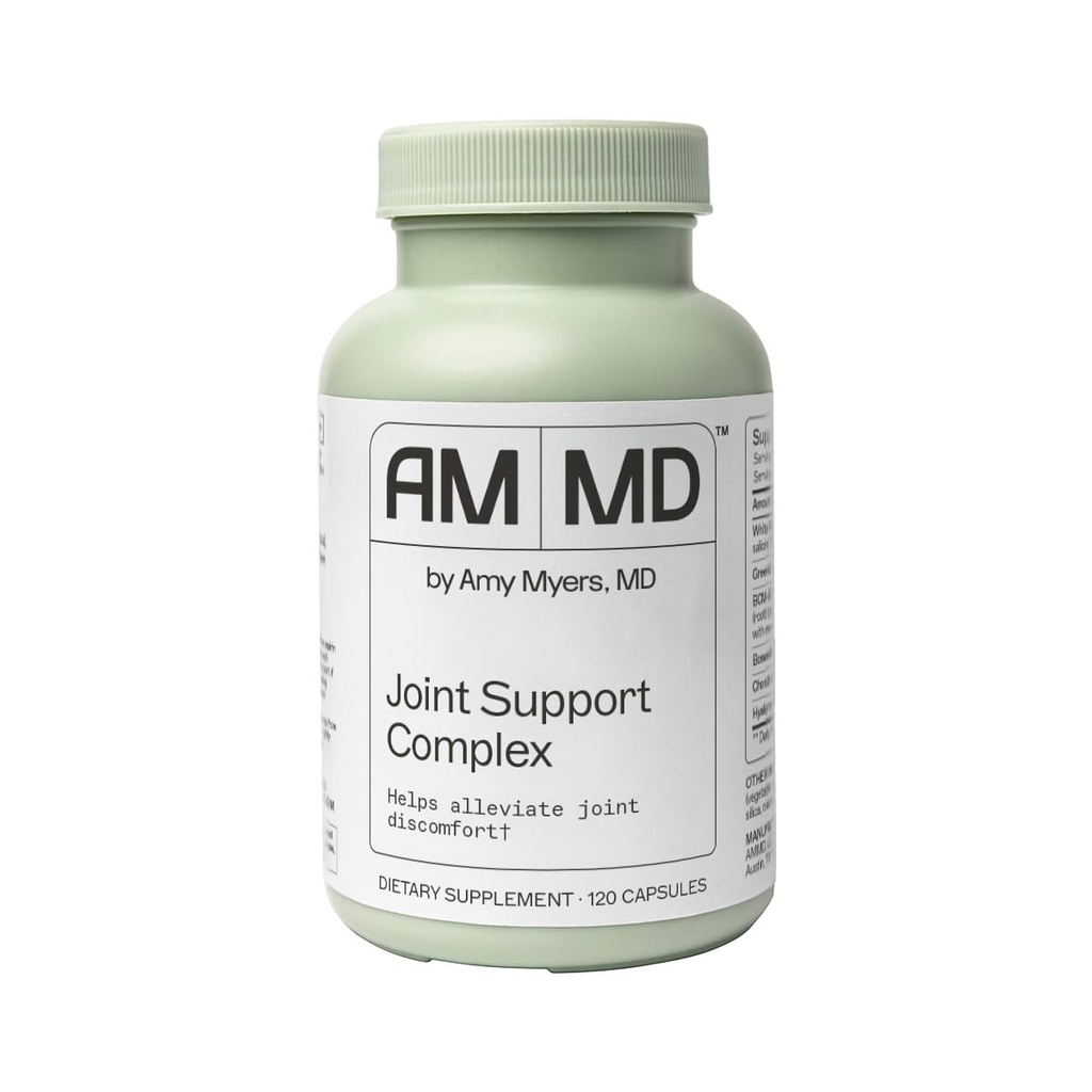 Amy Myers MD Destek Kompleksi Ekleniyor - Ortak Sağlık ve Hareketliliği Destek - Glucosamin HCL - Chondroitin - Turmeric - 120 Capsules