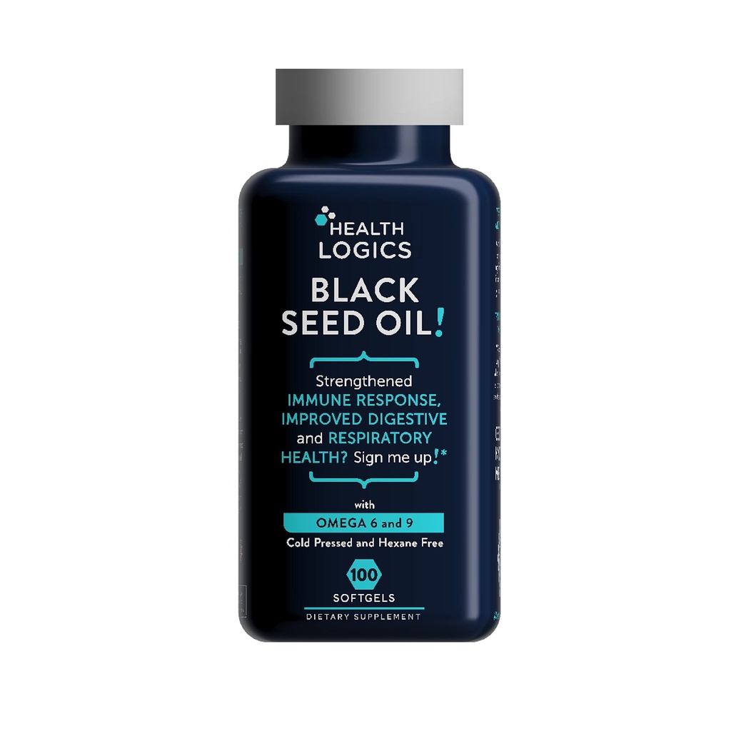 Sağlık Mantıkları Black Seed Oil, Cold Pressed, Omega 6 & 9 Essential Fatty Asits, Nigella Sativa'dan (100 Soft Gel Capsules) Zengin Kaynağı