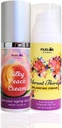 Menopause Rebalancing Sche: Silky Peach Estriol Cream & Vibrant Third Progesterone Cream for Women. Hot Flashes için Bioidentical Estrogen & Progesterone, Vaginal Kuruness, Sleep Issues & Brain Fog