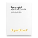 Supersmart - Coenzymated B Formula - Tüm B Grup Vitaminleri - Beş Zaman Daha Aktif | GMO & Gluten Ücretsiz - 30 Tabletler