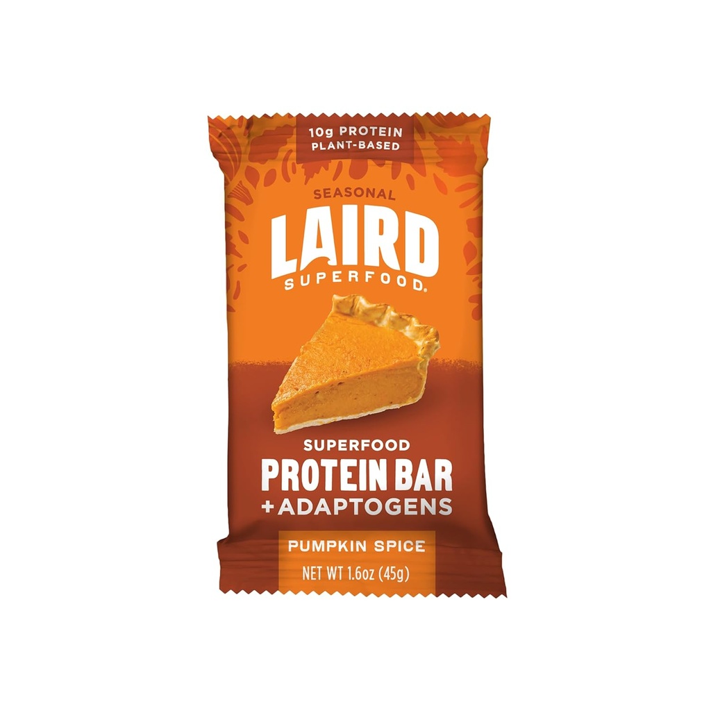 Laird Superfood Fonksiyonel Protein Barlar - Protein Bar ama Gerçek Malzemeler ile Daha İyi, Fonksiyonel Mushrooms 10g Plant-Based Protein, 6g Fiber - Non-GMO - Riley, 10 Count (kırıklama)