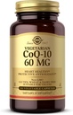 Solgar Vegetarian CoQ-10 60 mg - 180 Sebze Kapsülleri - Koruyucu Antioksi - Non-GMO, Vegan, Gluten Free, Dairy Free, Kosher - 180 Hizmet