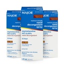 MAJOR Maksimum Güçlü Nasal Decongestant Sprey, Oxymetazoline HCl 0.05% Pump Mist, Non-Drowsy Nasal Mix, Nasal Congestion, Colds ve Allergies 1 Fl.