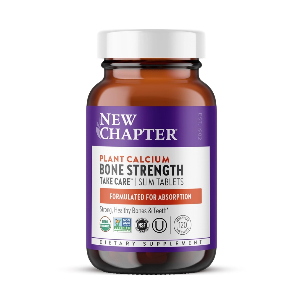 New Chapter Bone Strength Take Care Supplement, 120 Slim Tablets