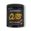BLACKMARKET CUTS Pre Workout – Termogenic Energy & Focus Toz for Men & Women, Fat Metabolism, Kas Tanım, Kretine Free, 30 Hizmet (Fruit Punch)