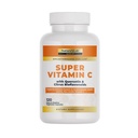 Nature's Lab Gold Super C 1000 mg - Immune System Support - Contains Bioflavonoyaks Kompleks & Quercetin - Non-Acidic, Non-GMO, Gluten Free, Vegan - 120 Capsules (2 Ay Supply)