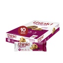 Düşün! Delight, Keto Protein Bars, Sağlıklı Low Carb, Gluten Free Snack - Chocolate Peanut Butter Cookie Dough, 10 Kont (Pazar Mayıs Vary)