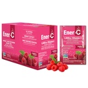 Ener-C Raspberry Multivitamin Toz Vitamin C 1000 mg & Elektrolytes with Real Fruit Juice Natural Energy & Immune Support for Women & Men - Non-GMO Vegan & Gluten Free - 30 Count