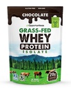 Opportuniteas Grass Fed Chocolate Whey Protein Isolate Toz - Yapay Tatlıcılar olmadan 20g Protein Tozu, Hormonsuz İnekler, GMO - 5lb