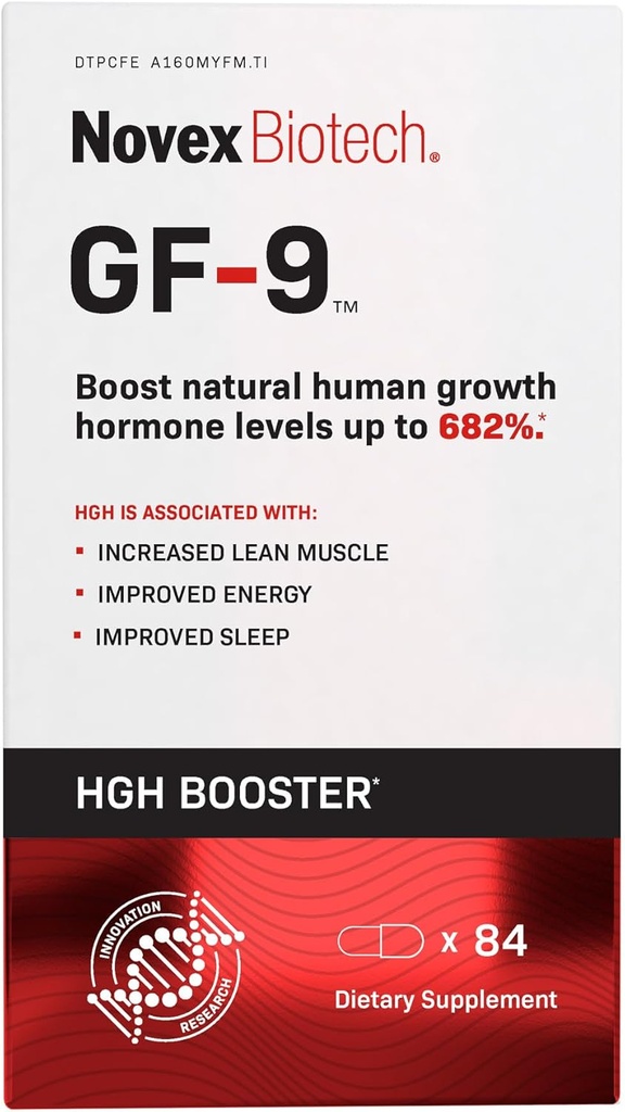 Kasımex Biotech GF-9 - Erkekler için İş Geliştirme Kompleksi - Enerji Destek, Endurance, Sleep, 84 Ct (21-Day Supply)