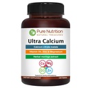 Pure Nutrition Ultra Calcium 1000mg with VIT D3 + K | 120 Tab | Calcium Supplement with Calcium Citrate Malate, VIT D3, K, Moringa Oleifera, Magnesium and Zinc.
