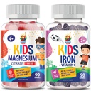 Çocuklar ve Yetişkinler için Çocuklar ve Magnezyum Gummies için SUNNY SAM Demir Gummies - 500 mg - Calm Magnezyum Chews - Magnezyum Citrate Chewable Supplement for Mood & Muscle Support